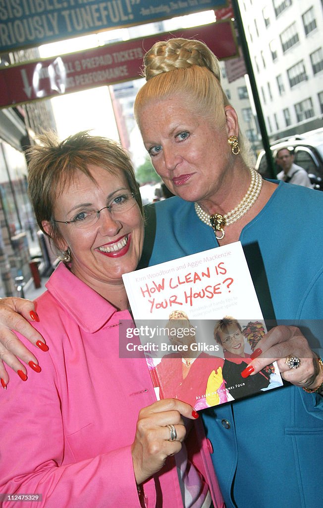 Lifetime Networks' "How Clean Is Your House?" Stars Kim Woodburn and Aggie MacKenzie Visit NYC and "Hairspray"