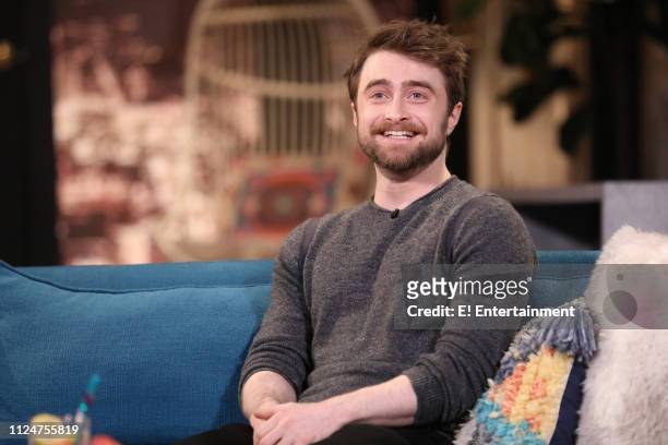 Episode 1053 -- Pictured: Guest Daniel Radcliffe on the set of Busy Tonight --
