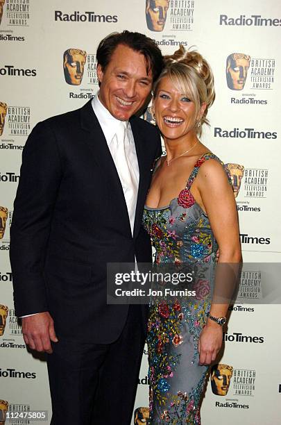 Martin Kemp and Zoe Lucker during 50th Annual BAFTA Television Awards - Press Room at Grosvenor House in London, United Kingdom.