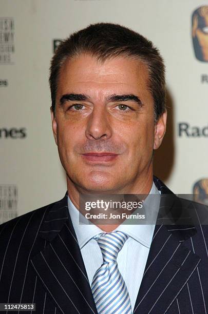 Chris Noth during 50th Annual BAFTA Television Awards - Press Room at Grosvenor House in London, United Kingdom.