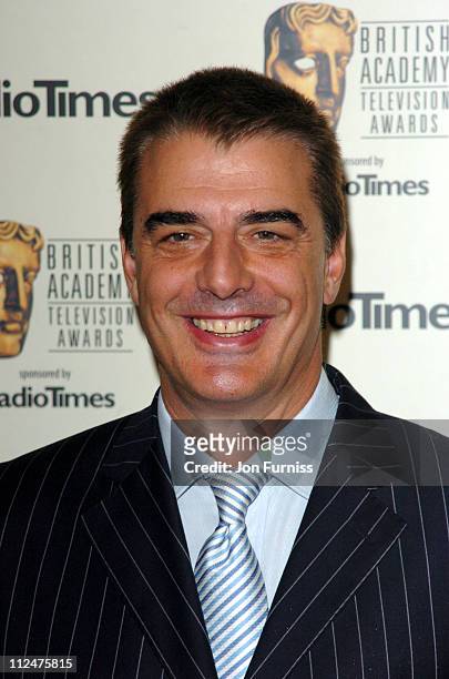 Chris Noth during 50th Annual BAFTA Television Awards - Press Room at Grosvenor House in London, United Kingdom.
