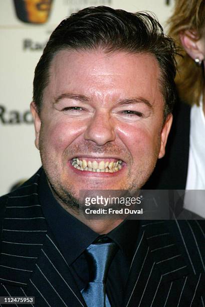Ricky Gervais winner of Best Comedy Performance and Best Situation Comedy for hit TV show 'The Office'