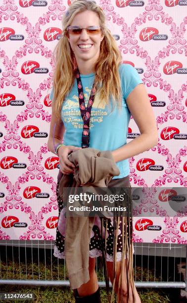 Alexandra Aitken at the Virgin Mobile Louder Lounge V Festival