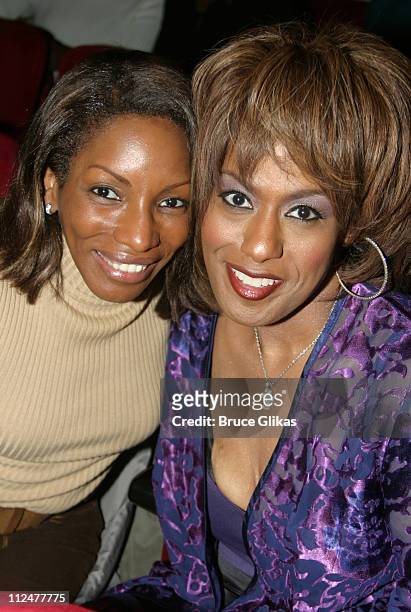 Stephanie Mills and Jennifer Holliday during Broadway Inspirational Voices at Town Hall to Benefit Broadway Cares at Town Hall in New York City, New...