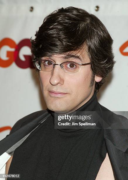 Mo Rocca during Spike TV Presents the 2003 GQ Men of the Year Awards - Press Room at The Regent Wall Street in New York City, New York, United States.