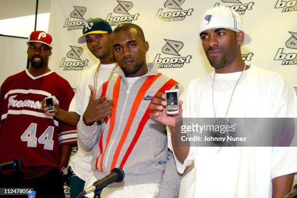Baron Davis of the New Orleans Hornets, Game, Kanye West and DJ Clue