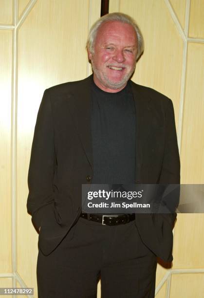 Sir Anthony Hopkins during "The Human Stain" New York Private Screening after Party - Anthony Hopkins at The Plaza Athenee in New York City, New...