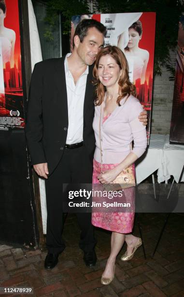 Actors Jon Tenney and Dana Delany attends "The Narrows" premiere at Bottino on June 19, 2009 in New York City.