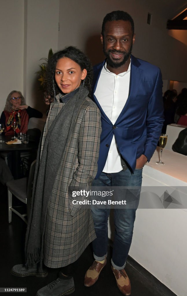 Lois Chimimba and Sule Rimi attend the press night after party for