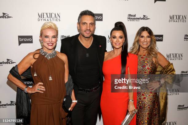 The Real Housewives of Beverly Hills" and "Mexican Dynasties" Premiere Party -- Pictured: Raquel Bessudo, Mauricio Umansky, Kyle Richards, Doris...