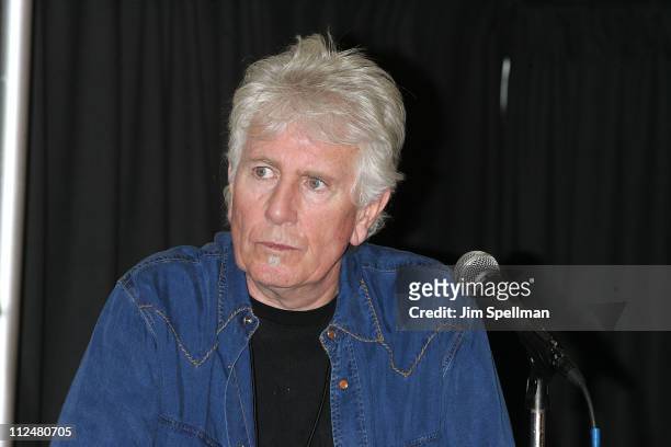 Graham Nash attends the 25th Anniversary Rock & Roll Hall of Fame Concert at Madison Square Garden on October 29, 2009 in New York City.