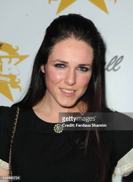 Sandi Thom attends the Classic Rock Roll of Honour at Park Lane Hotel on November 2, 2009 in London, England.
