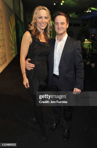 Mikey Graham and wife Karen attend Ronan Keating's fourth annual Emeralds and Ivy Ball in aid of Cancer Research UK at Battersea Evolution on...