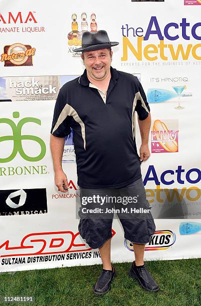 Actor Jeremy Ratchford attends the 8th Annual Hack N' Smack Celebrity Golf Tournament at El Caballero Country Club on April 18, 2011 in Tarzana,...