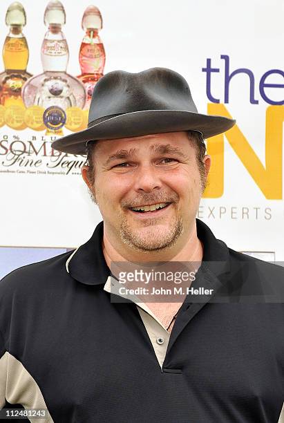 Actor Jeremy Ratchford attends the 8th Annual Hack N' Smack Celebrity Golf Tournament at El Caballero Country Club on April 18, 2011 in Tarzana,...