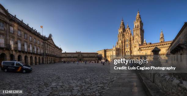 cathedral of santiago de compostela - santiago de compostela - fotografias e filmes do acervo