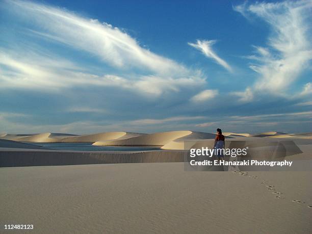 lençois maranhenses dunes - lencois maranhenses national park - fotografias e filmes do acervo