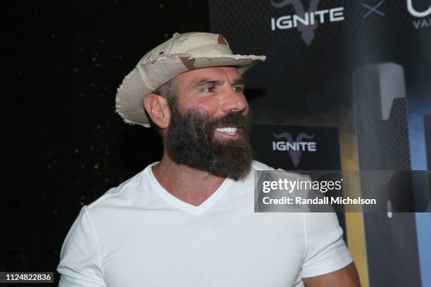 Dan Bilzerian attends Ignite's Angels and Devils Pre-Valentine's Day Party on February 13, 2019 in Bel Air, California.