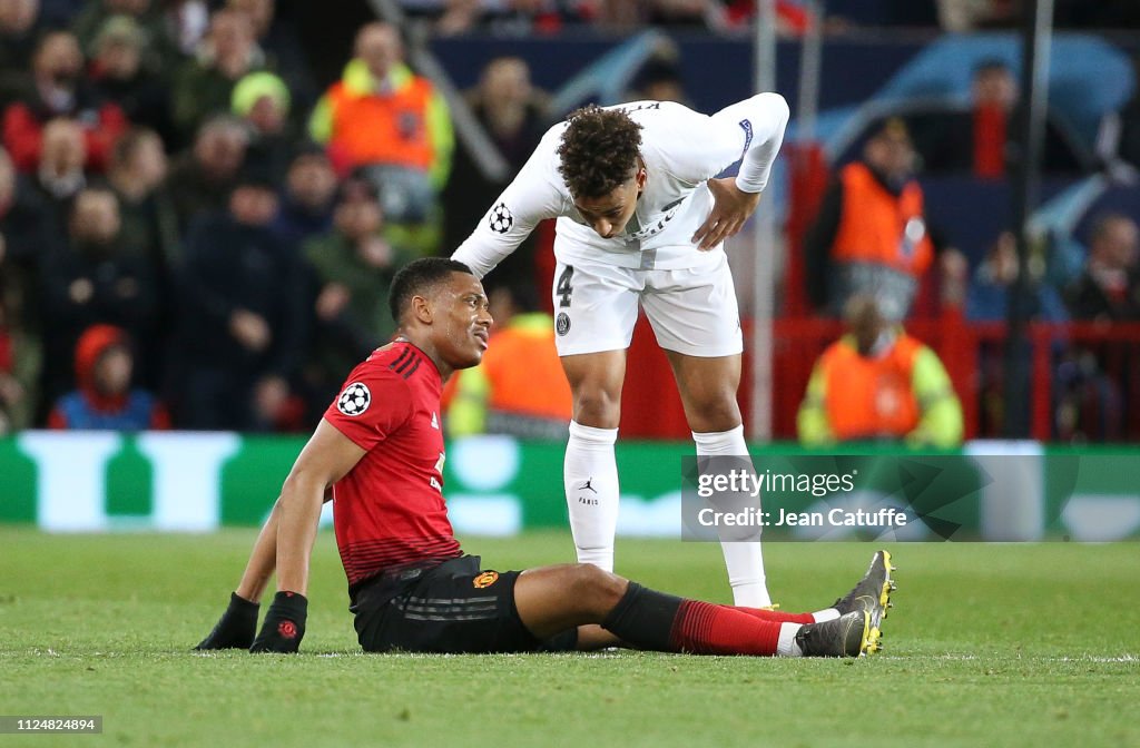 Manchester United v Paris Saint-Germain - UEFA Champions League Round of 16: First Leg