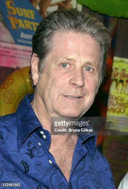 Brian Wilson during Brian Wilson Attends "Good Vibrations" on Broadway at Eugene O'Neill Theater in New York City, New York, United States.