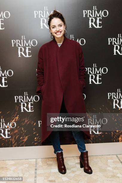 Italian actress Matilde Gioli attends "Il Primo Re" photocall at Anteo Spazio Cinema on January 25, 2019 in Milan, Italy.