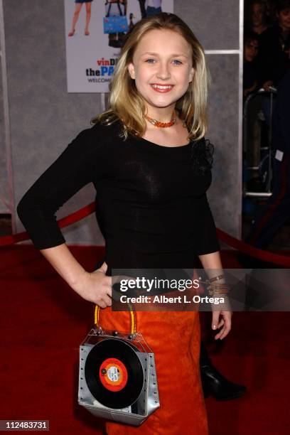 Skye McCole Bartusiak during "The Pacifier" Los Angeles Premiere - Arrivals at The El Capitan in Hollywood, California, United States.