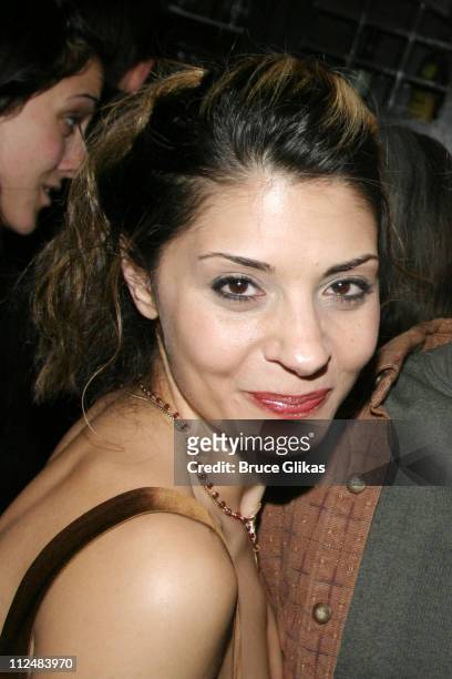 Callie Thorne during Opening Night Party for LAByrinth Theater Company's "The Last Days of Judas Iscariot" at Marion's Continental Restaurant and...