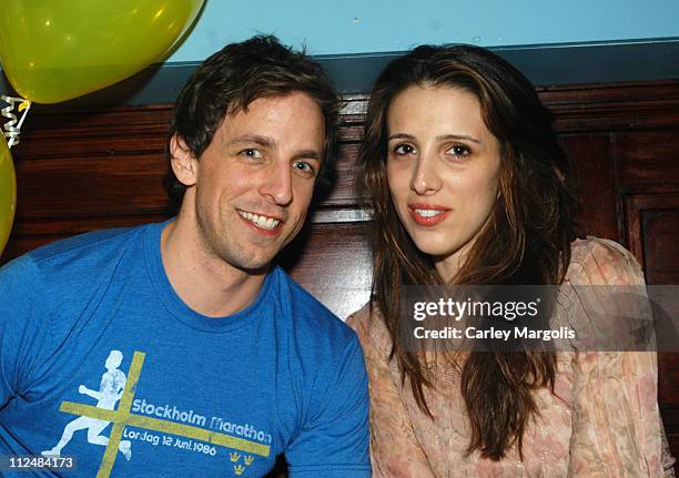 Seth Meyers and Alexandra Kerry during Rashida Jones' 29th Birthday Party at NA at NA in New York City, New York, United States.