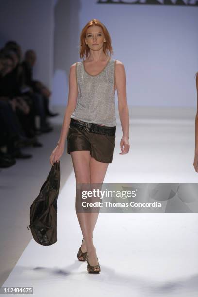 Model wearing Uli Herzner for "Project Runway" Season 3