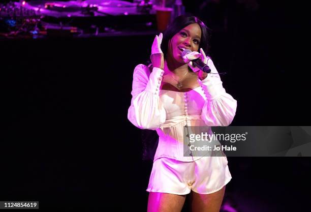 Azealia Banks performs at KOKO on January 25, 2019 in London, England.
