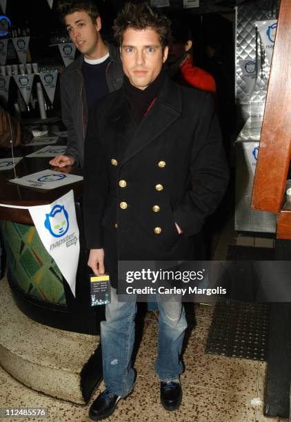 Scott Bailey of "Guiding Light" during Napster Launches "Napster To Go" Cafe Tour with Free Music and MP3 Players at The Coffee Shop in New York...