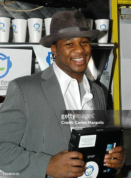 Robert Randolph of The Family Band during Napster Launches "Napster To Go" Cafe Tour with Free Music and MP3 Players at The Coffee Shop in New York...
