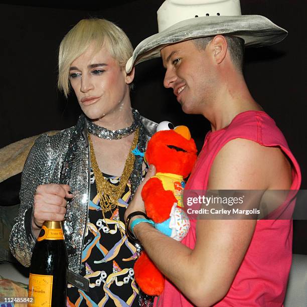 Richie Rich and Traver Rains of Heatherette during Heatherette Birthday Party - March 11, 2005 at Temple in New York City, New York, United States.