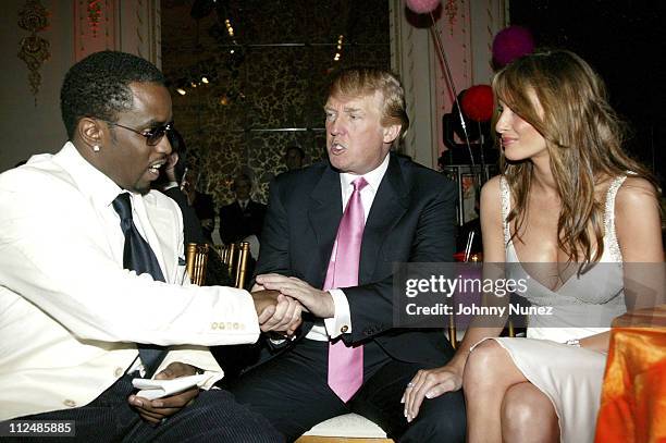 Sean "P. Diddy" Combs, Donald Trump and Melania Trump