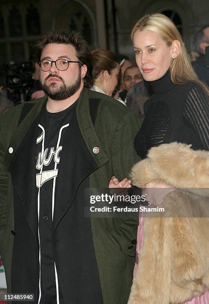 Kevin Smith, winner of Independent Spirit Awards, and Jennifer Schwalbach Smith