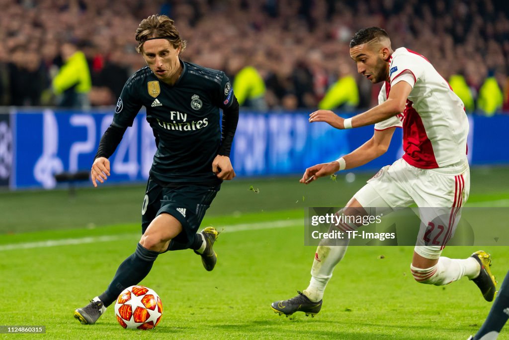 Ajax v Real Madrid - UEFA Champions League Round of 16: First Leg