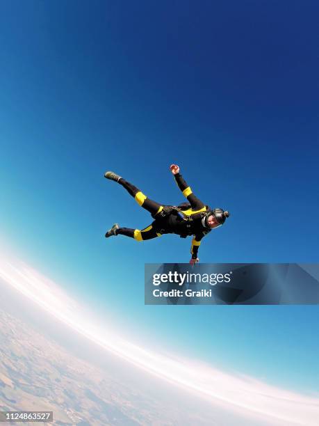brave man skydiver - fallen heroes stock pictures, royalty-free photos & images