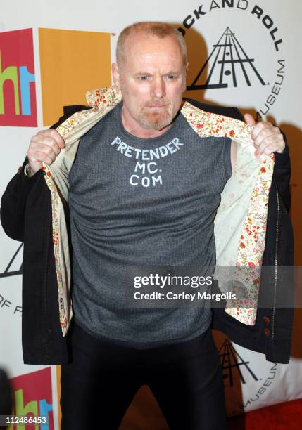 Martin Chambers of The Pretenders, inductee during 20th Annual Rock and Roll Hall of Fame Induction Ceremony - Arrivals at Waldorf Astoria Hotel in...