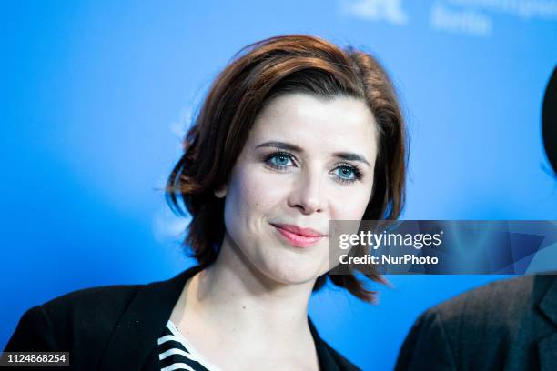 Eva-Maria Lemke attends the 'The Breath'' photocall during the 69th Berlinale International Film Festival Berlin at Grand Hyatt Hotel on February 13,...