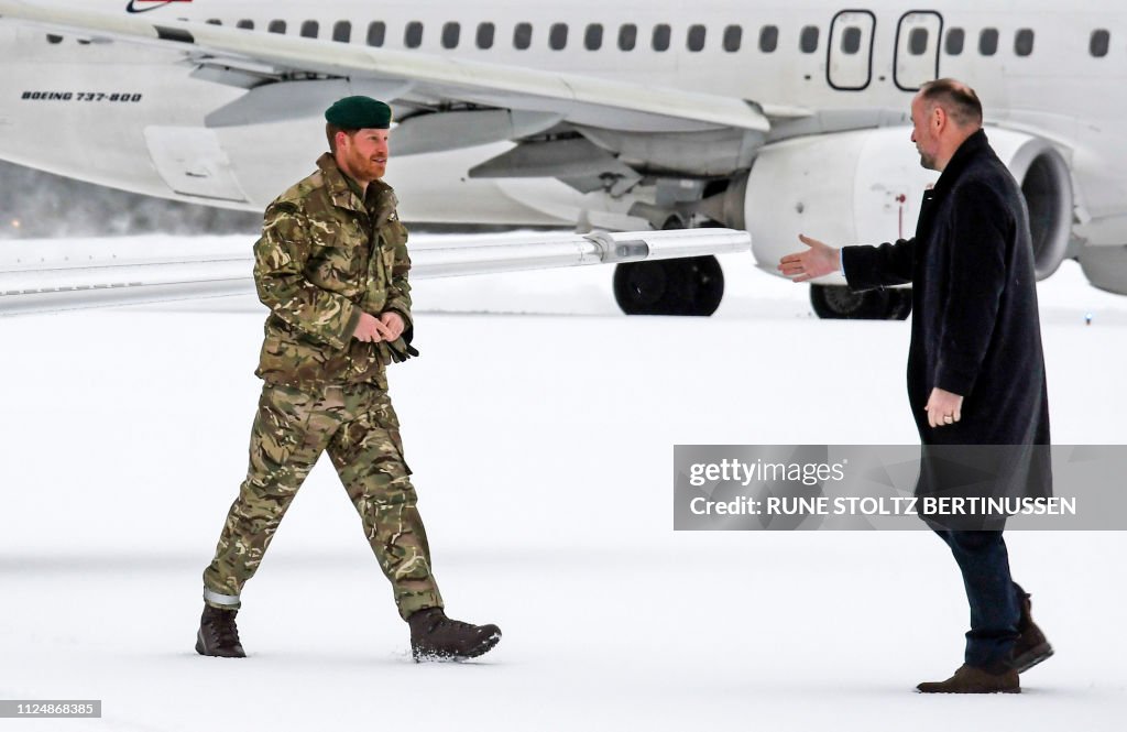 NORWAY-BRITAIN-DEFENCE-ROYALS