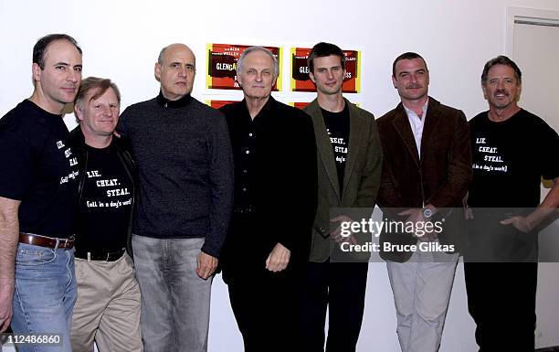 Jordan Lage, Gordon Clapp, Jeffrey Tambor, Alan Alda, Frederick Weller, Liev Schreiber and Tom Wopat