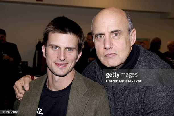 Frederick Weller and Jeffrey Tambor during "Glengarry Glen Ross" Meet the Cast Event - March 15, 2005 at Manhattan Theater Club Rehearsal Studios in...