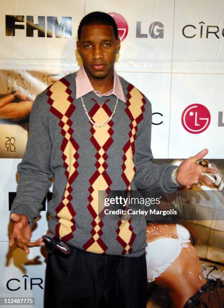 Tracy McGrady during Janet Jackson Record Release Party for "20 Y.O." at Room Service in New York City, New York, United States.