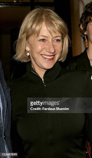 Dame Helen Mirren during Robert Crumb T-Shirt Launch Party - March 17, 2005 at Stella McCartney Shop in London, Great Britain.