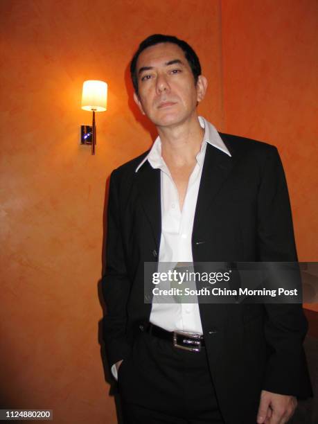 Anthony Wong Chau-Sang at the Ming Pao Weekly 36th Anniversary Party, Admiralty. 17 November 2004