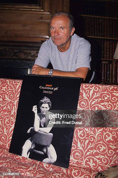 Peter Lindbergh during 1995 Pirelli Calendar Launch in London, Great Britain.