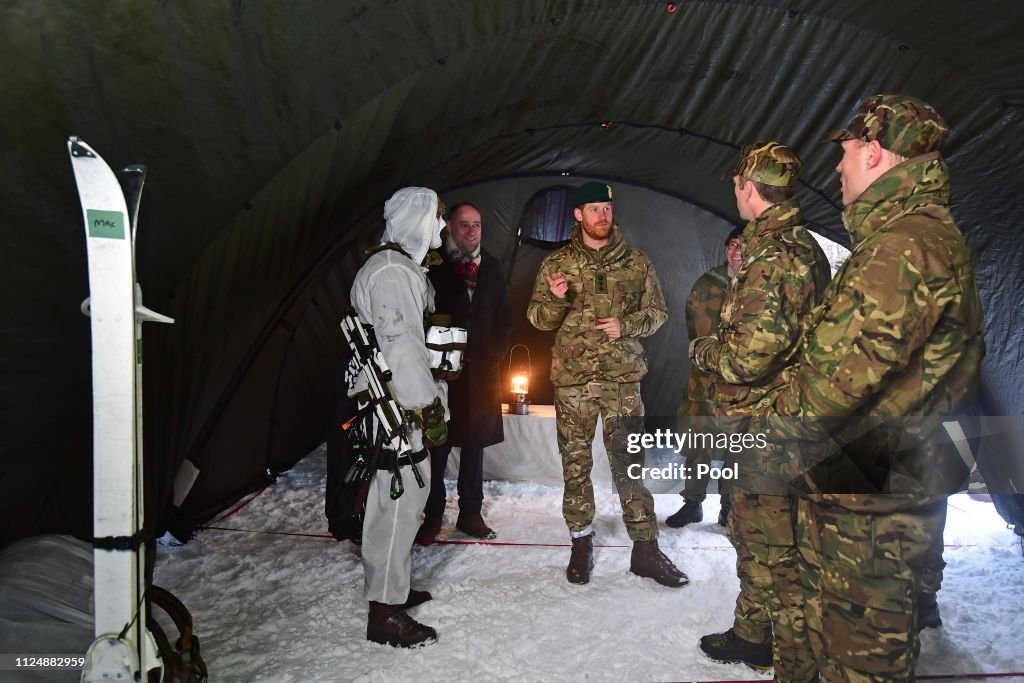 Prince Harry, Duke of Sussex Visits Exercise Clockwork
