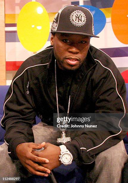 Cent during 50 Cent Visits BET's "106 & Park" - September 28, 2006 at BET Studios in New York City, New York, United States.