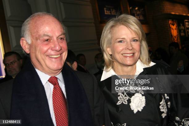 Marshall Rose and Candice Bergen during Monty Python's "Spamalot" Opening Night on Broadway - Arrivals at The Shubert Theater in New York City, New...