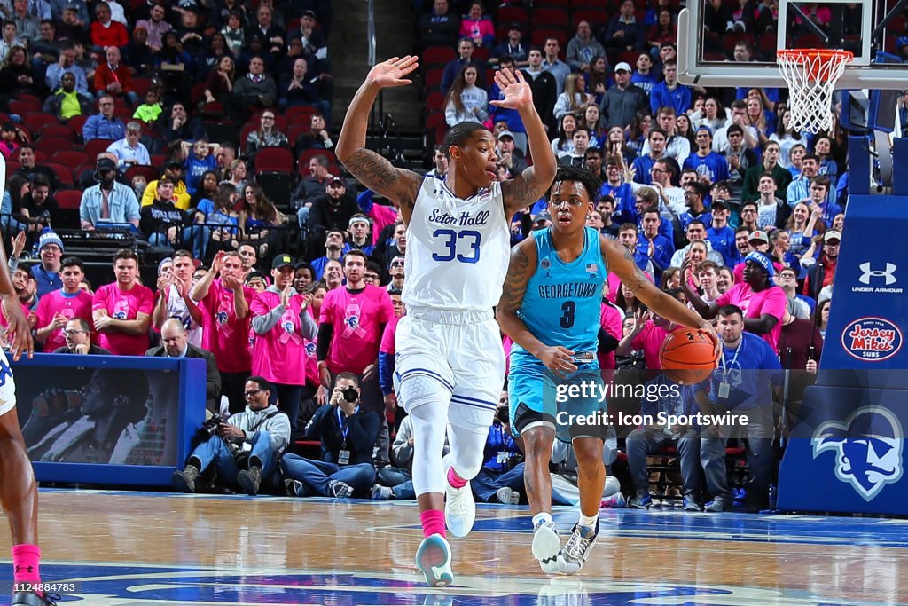 COLLEGE BASKETBALL: FEB 13 Georgetown at Seton Hall